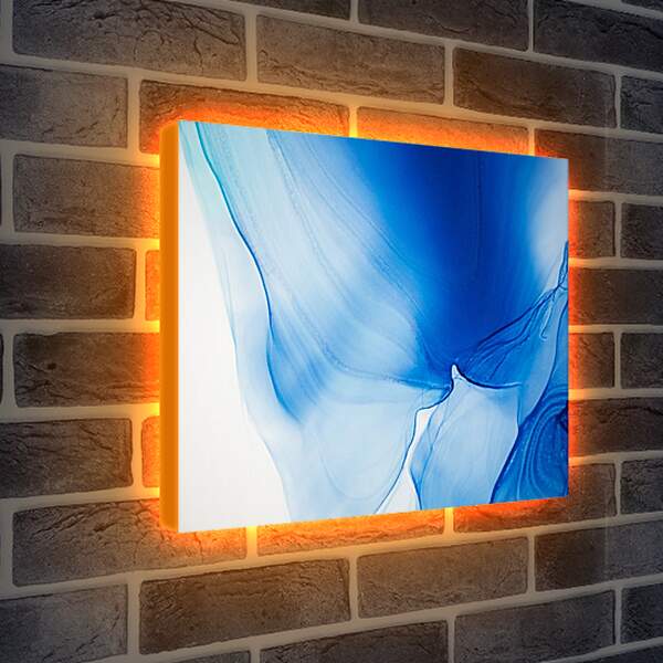 Лайтбокс световая панель - Abstract vivid blue1. Mari Dein