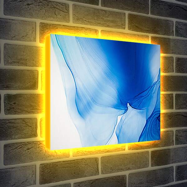 Лайтбокс световая панель - Abstract vivid blue1. Mari Dein