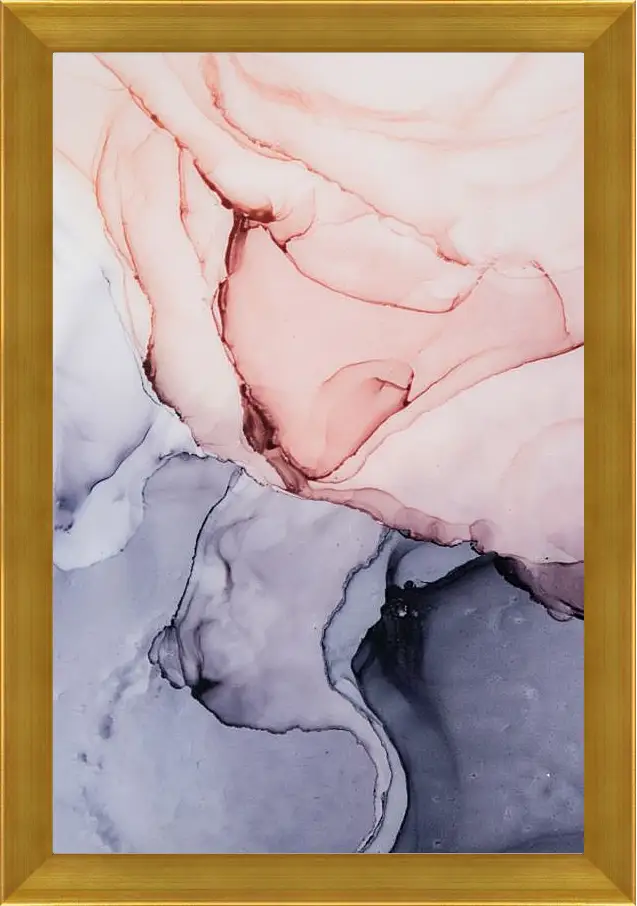 Картина в раме - Abstraction beige2. Mari Dein