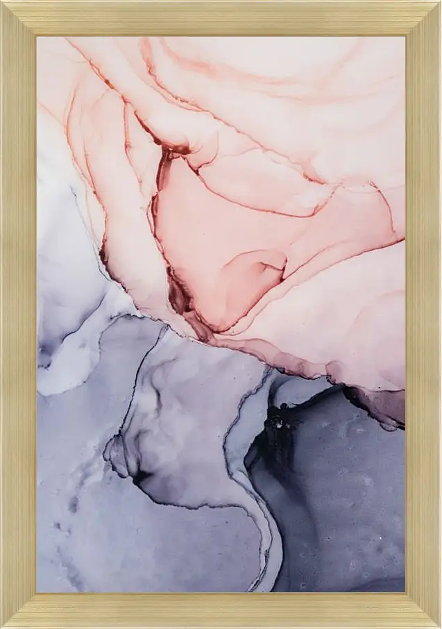 Картина в раме - Abstraction beige2. Mari Dein