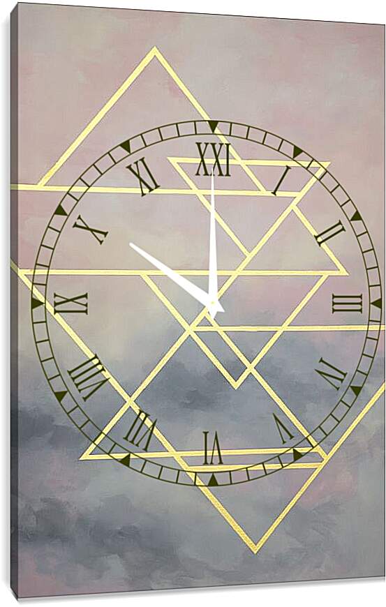 Часы картина - Abstraction geometry. Mari Dein