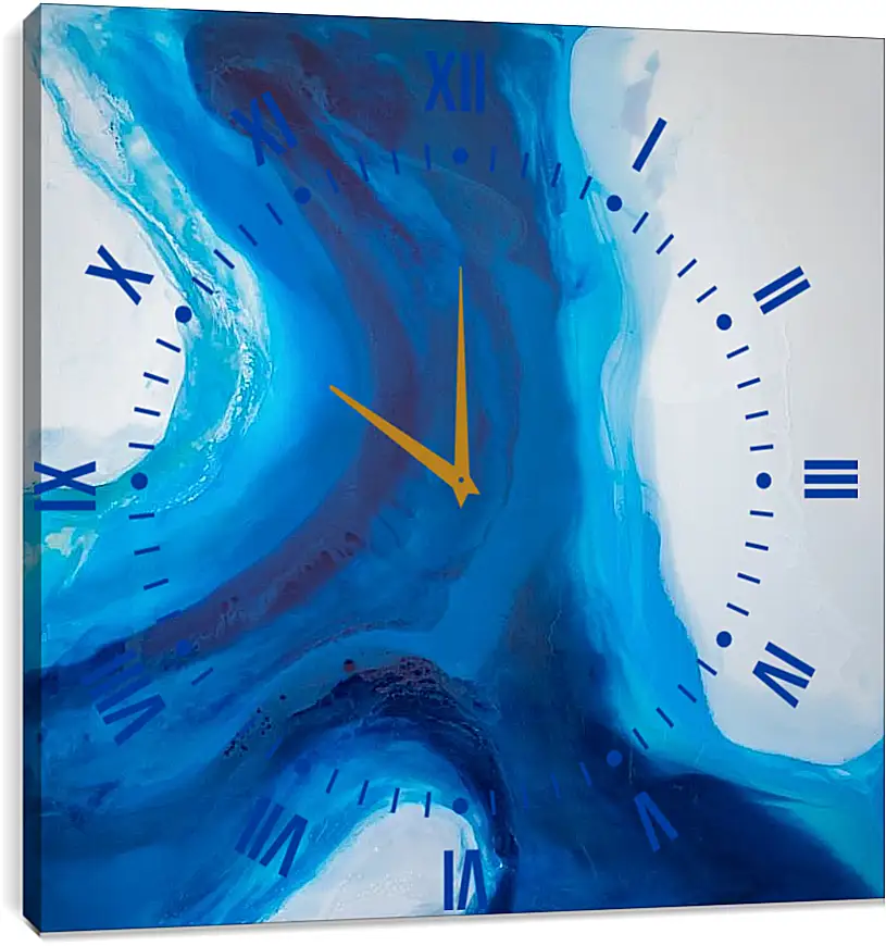 Часы картина - Abstraction ocean2. Mari Dein