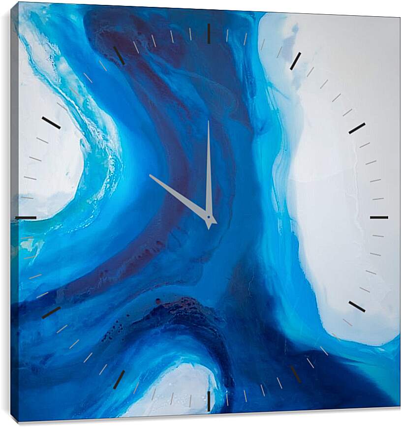 Часы картина - Abstraction ocean2. Mari Dein