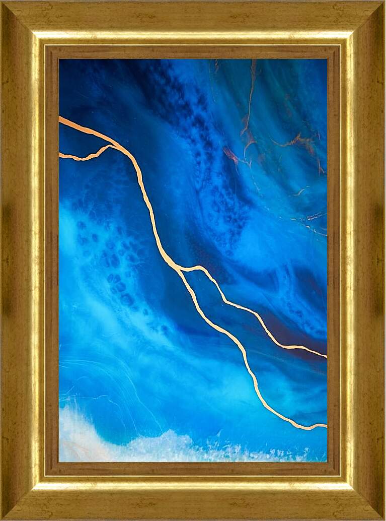 Картина в раме - Abstraction ocean3. Mari Dein