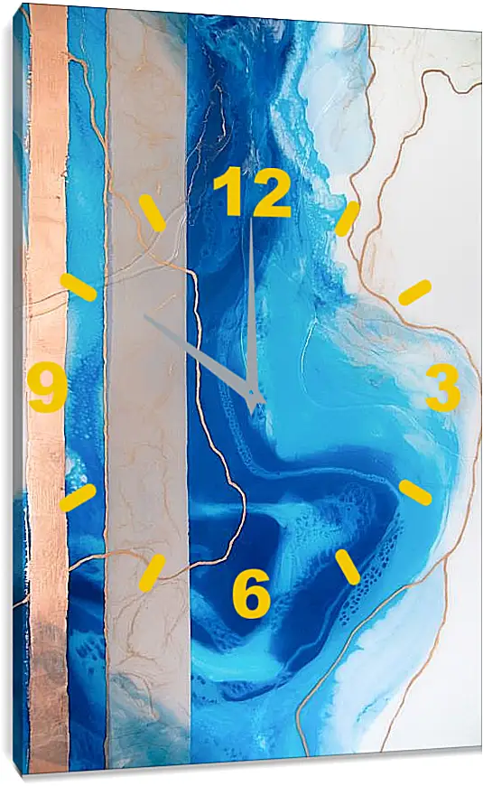 Часы картина - Abstraction ocean4. Mari Dein