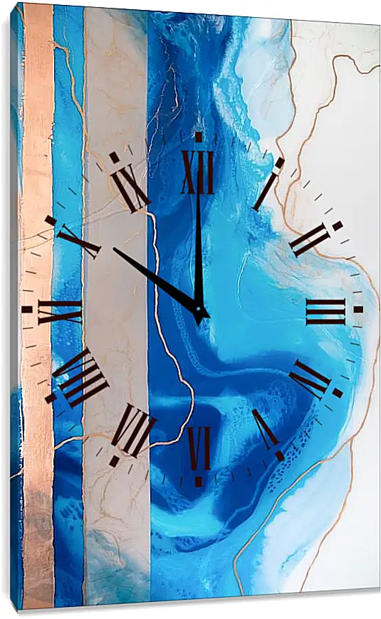 Часы картина - Abstraction ocean4. Mari Dein