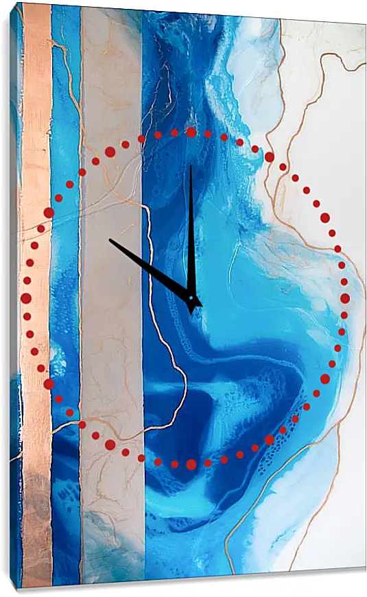 Часы картина - Abstraction ocean4. Mari Dein