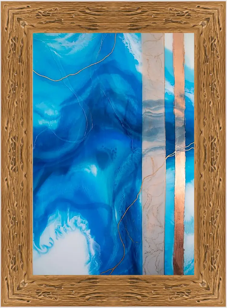 Картина в раме - Abstraction ocean5. Mari Dein