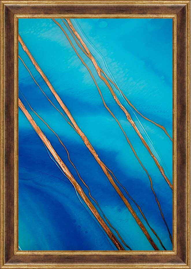 Картина в раме - Abstraction ocean6. Mari Dein