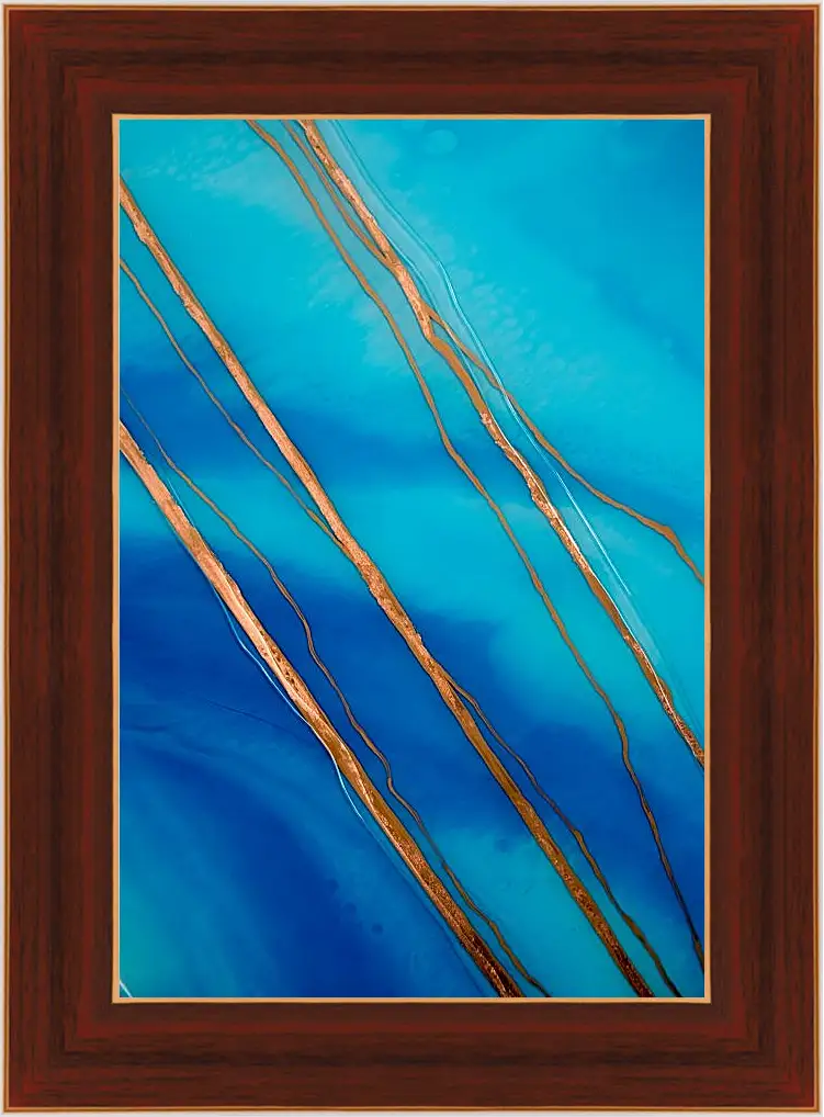 Картина в раме - Abstraction ocean6. Mari Dein