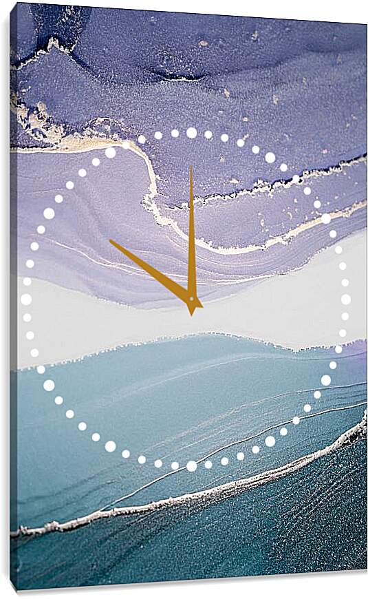 Часы картина - Abstraction violet1. Mari Dein