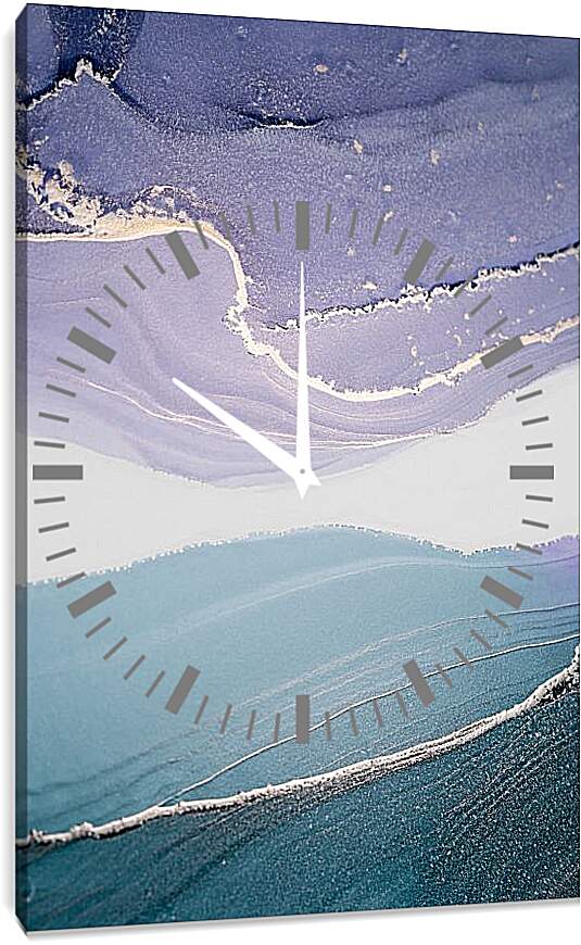 Часы картина - Abstraction violet1. Mari Dein