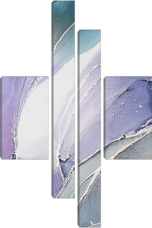 Модульная картина - Abstraction violet2. Mari Dein