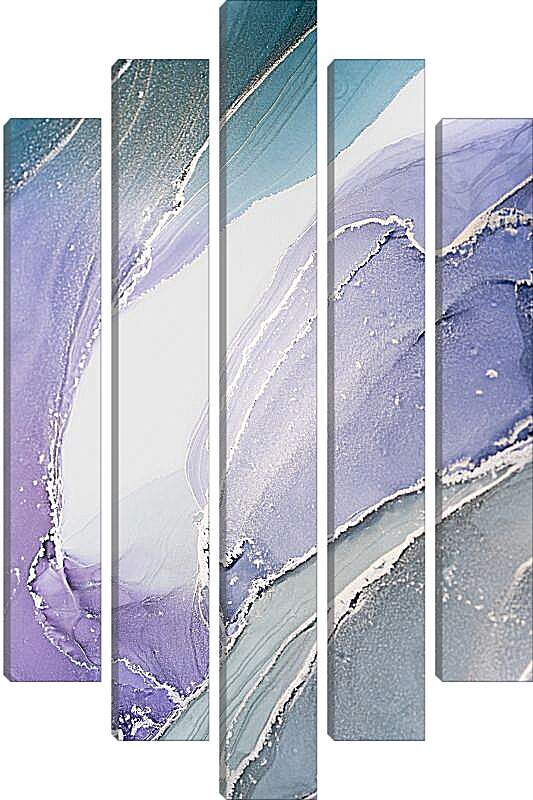 Модульная картина - Abstraction violet2. Mari Dein