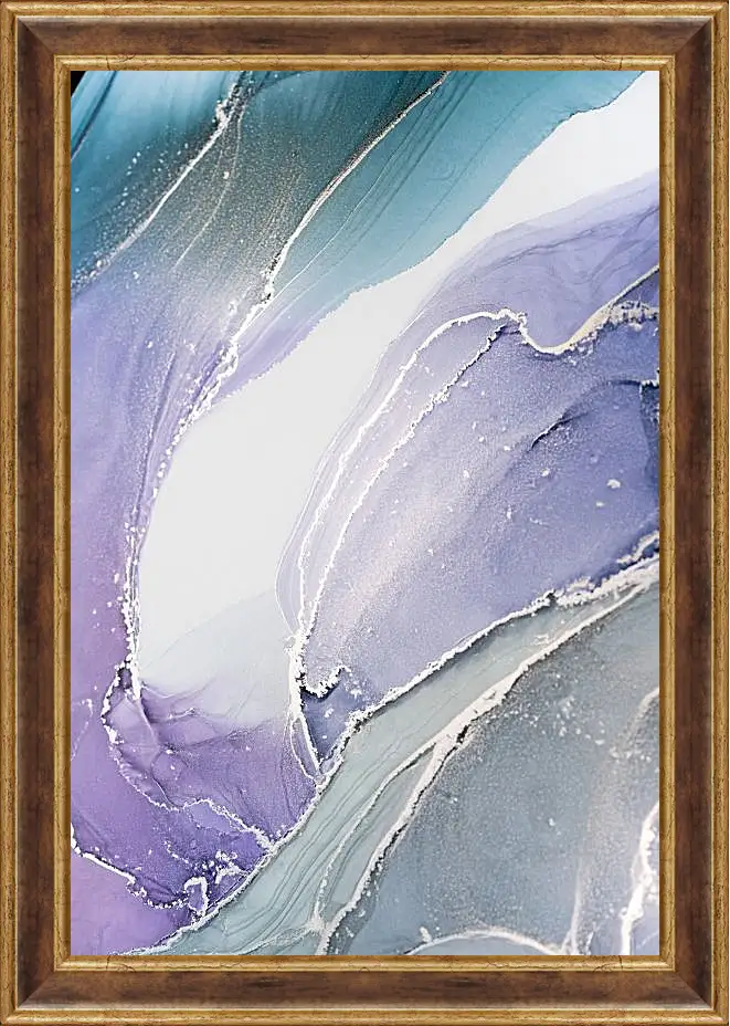 Картина в раме - Abstraction violet2. Mari Dein