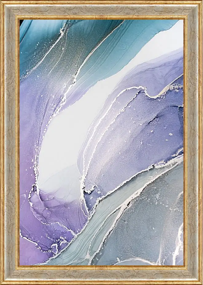 Картина в раме - Abstraction violet2. Mari Dein