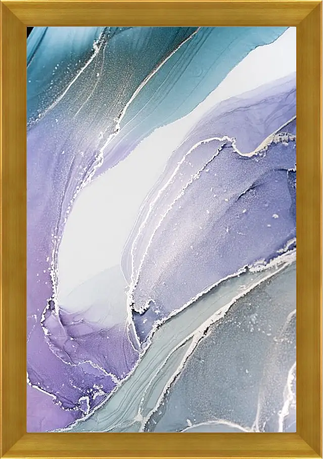 Картина в раме - Abstraction violet2. Mari Dein