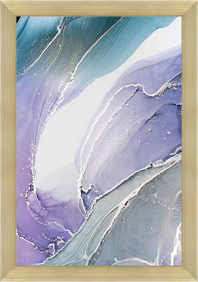 Картина в раме - Abstraction violet2. Mari Dein