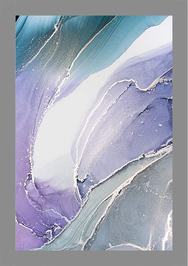 Картина в раме - Abstraction violet2. Mari Dein