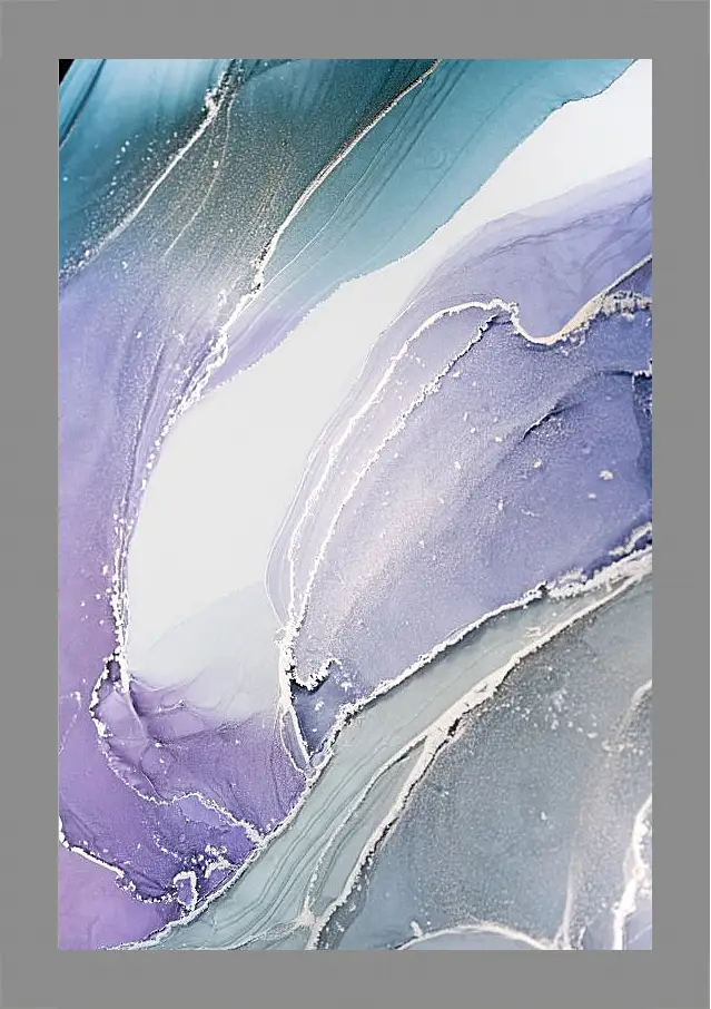 Картина в раме - Abstraction violet2. Mari Dein