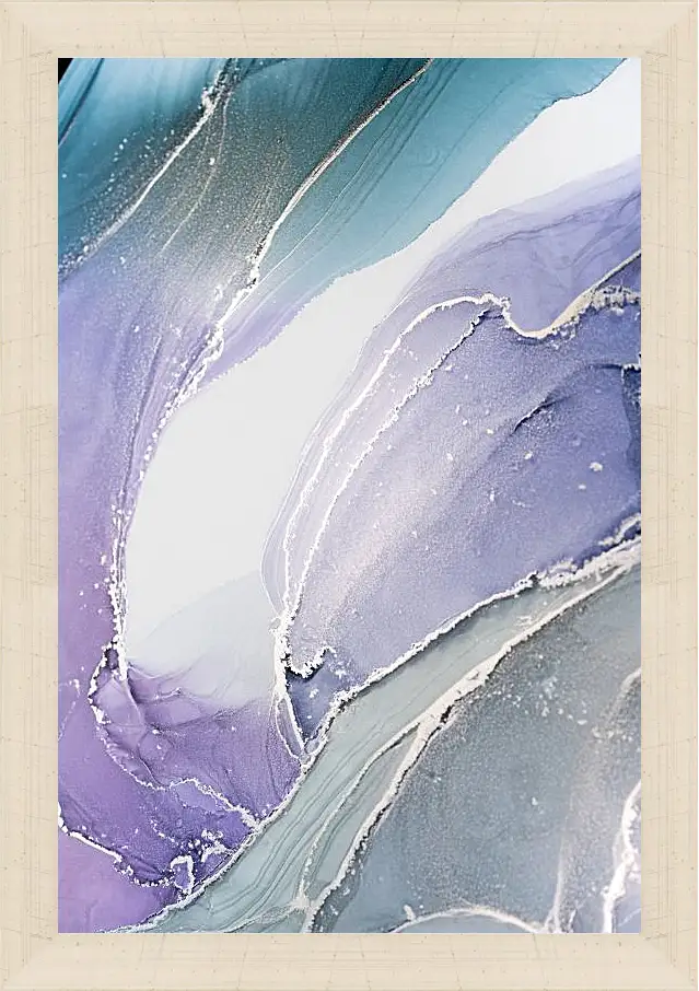 Картина в раме - Abstraction violet2. Mari Dein