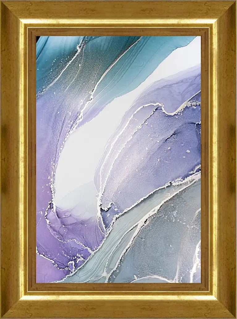 Картина в раме - Abstraction violet2. Mari Dein