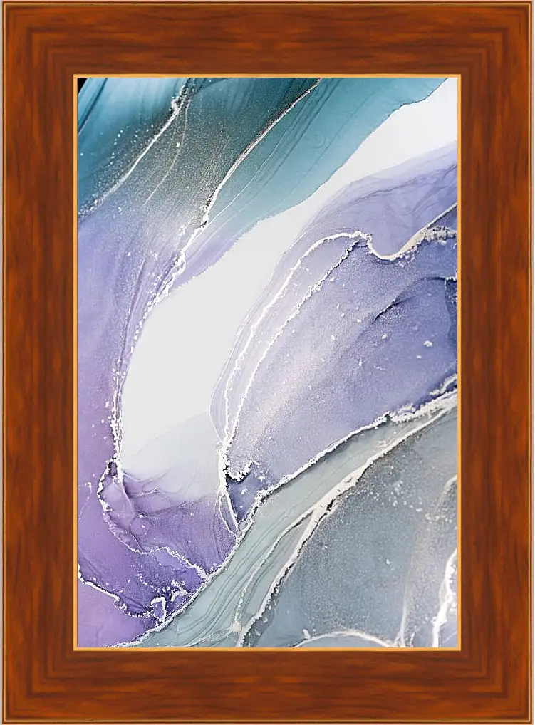 Картина в раме - Abstraction violet2. Mari Dein