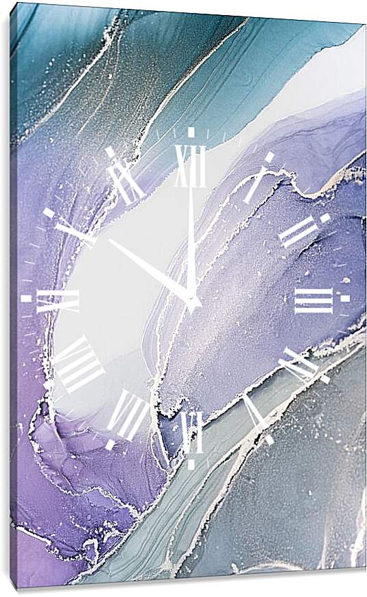 Часы картина - Abstraction violet2. Mari Dein