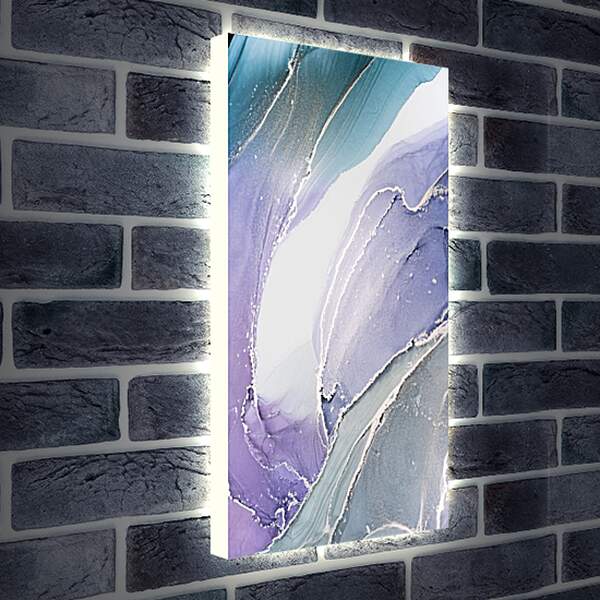 Лайтбокс световая панель - Abstraction violet2. Mari Dein