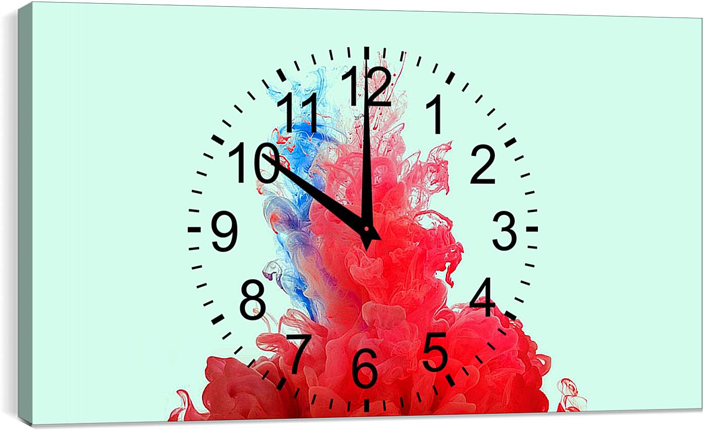 Часы картина - Взрыв красок