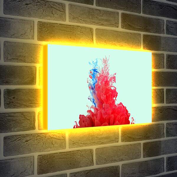 Лайтбокс световая панель - Взрыв красок