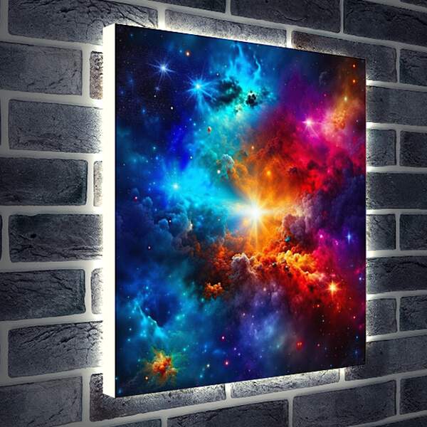 Лайтбокс световая панель - Картина Космос