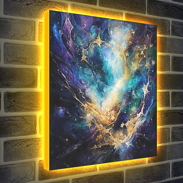 Лайтбокс световая панель - Картина Вселенская бесконечность