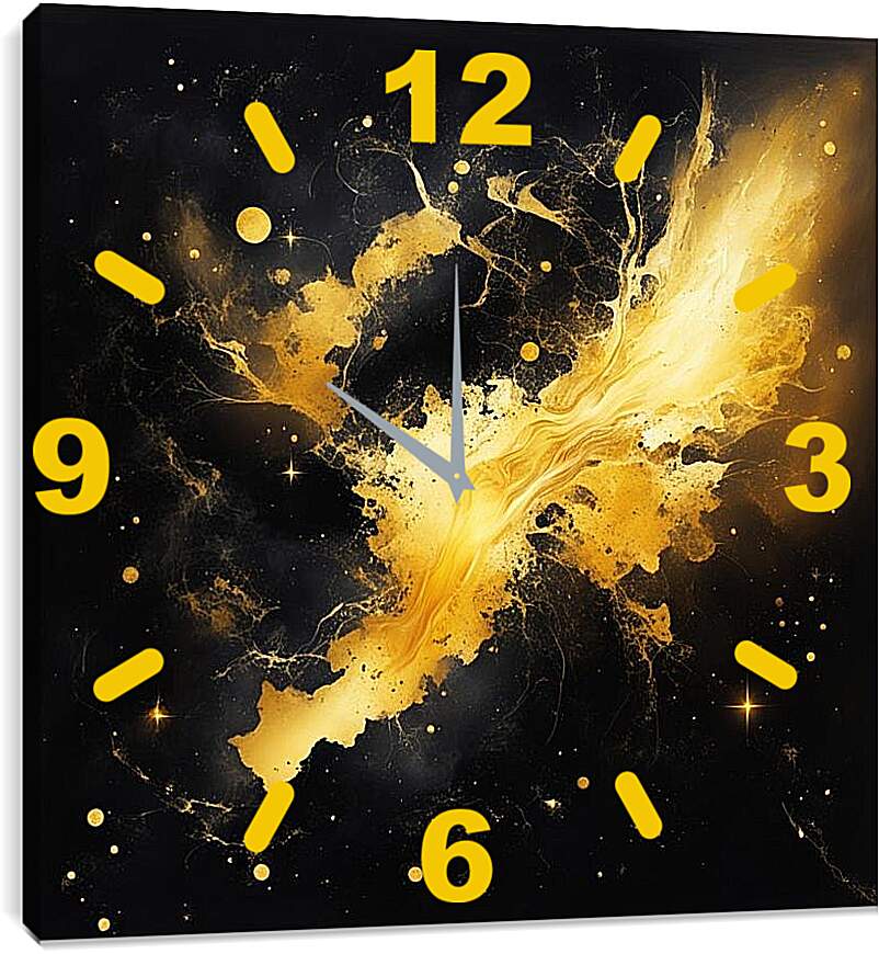 Часы картина - Вечность в просторах космоса