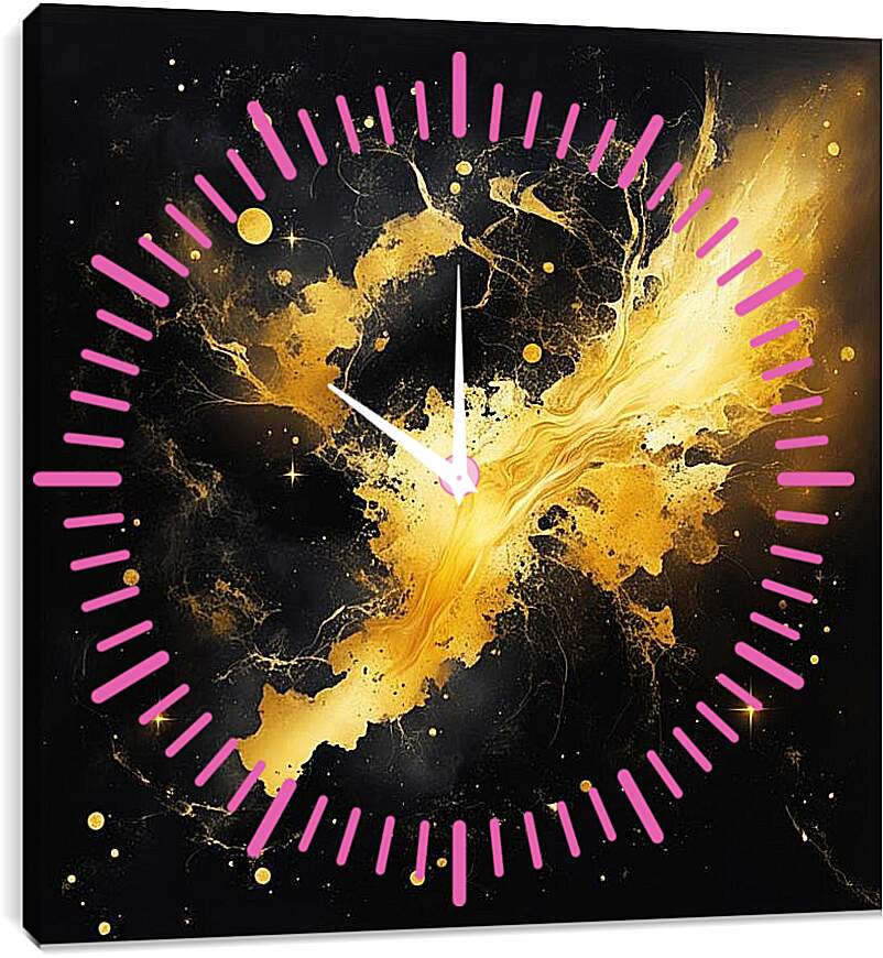 Часы картина - Вечность в просторах космоса