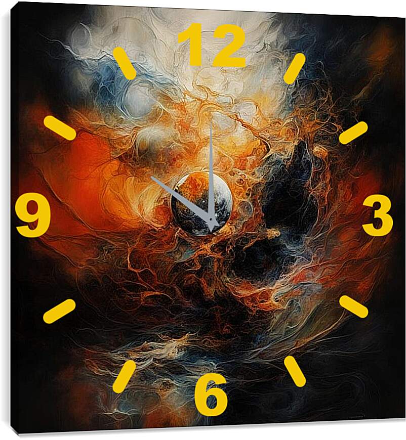 Часы картина - Пульсация Вселенной