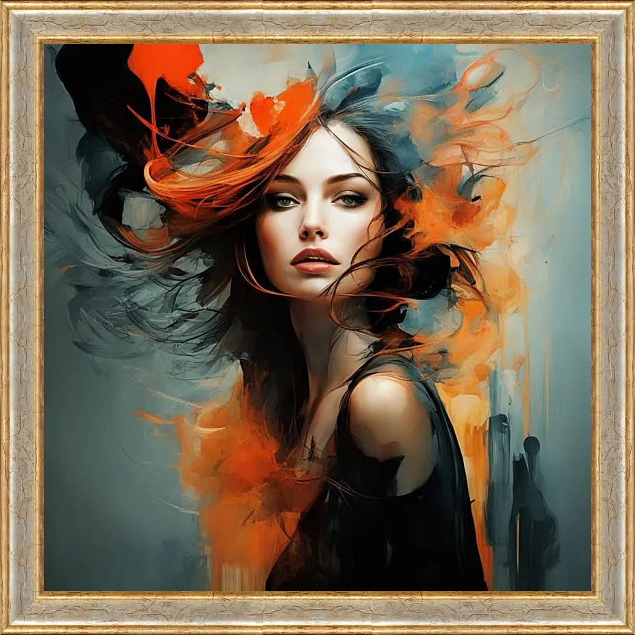Картина в раме - Девушка Мечта