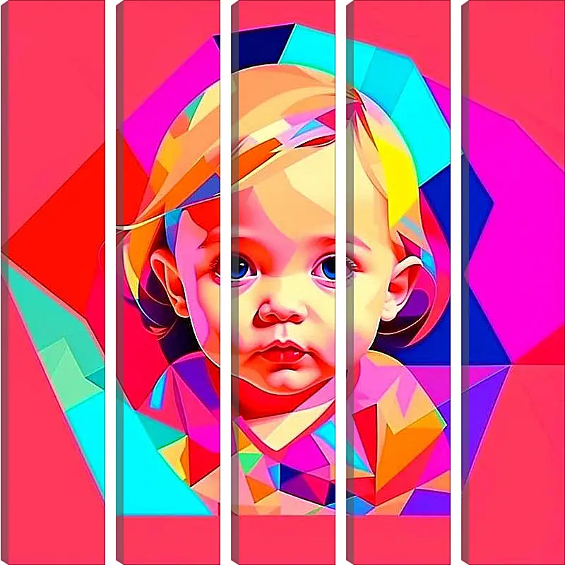Модульная картина - Портрет 1
