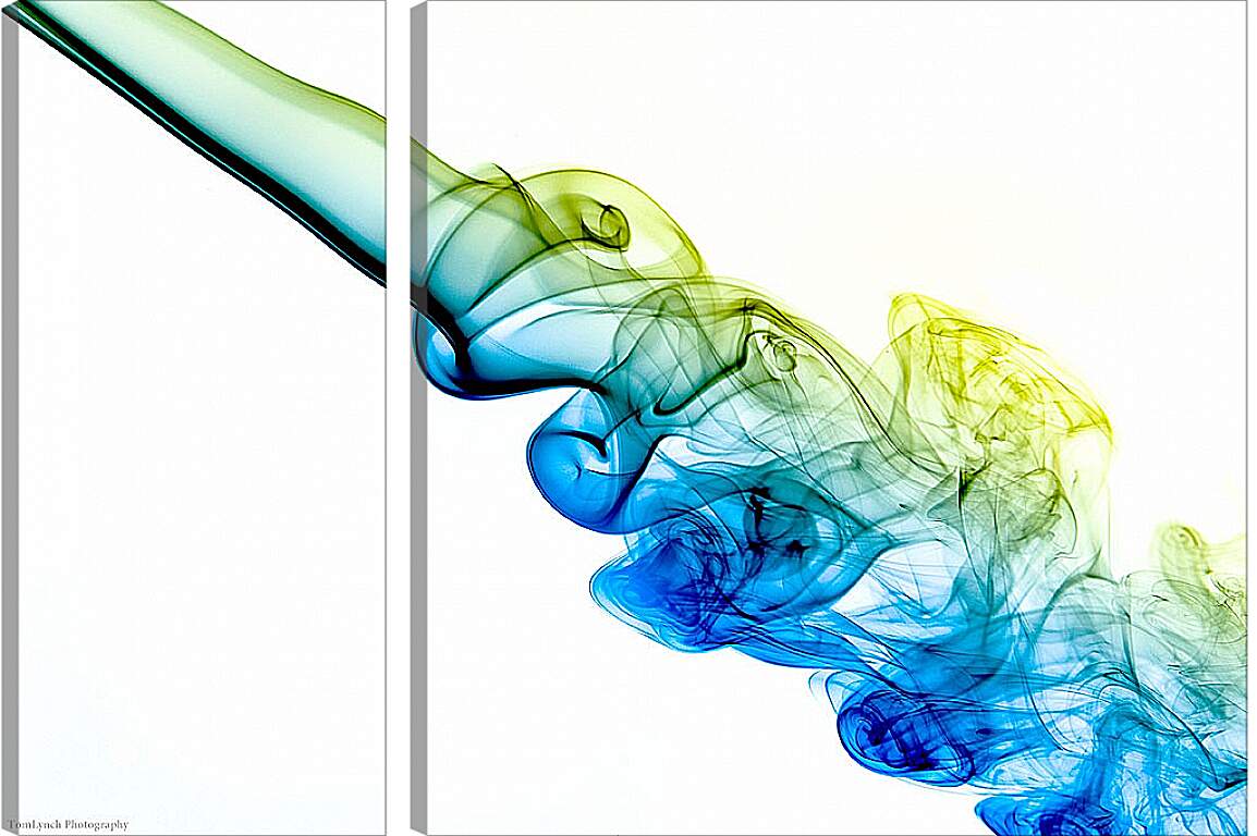 Модульная картина - Синий дым