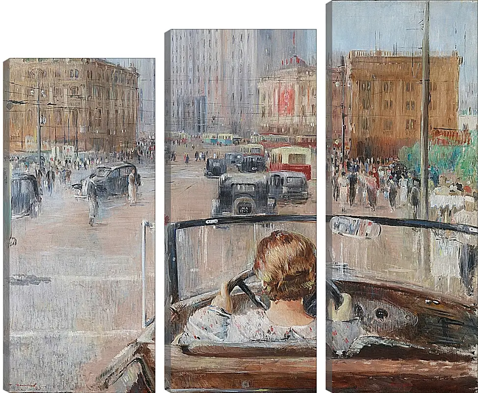 Модульная картина - Новая Москва. Пименов Юрий