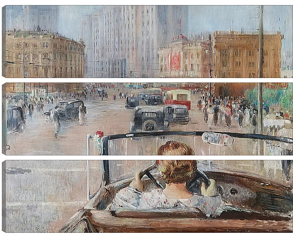 Модульная картина - Новая Москва. Пименов Юрий