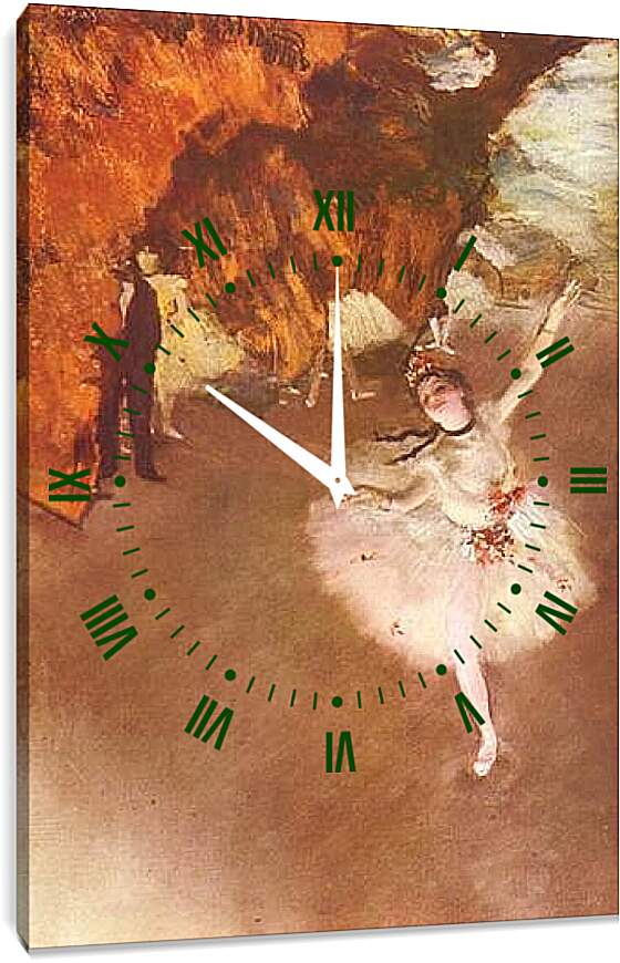 Часы картина - Ballet. Эдгар Дега