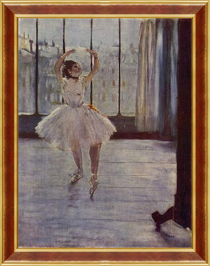 Картина в раме - Die Tanzerin beim Fotografen. Эдгар Дега