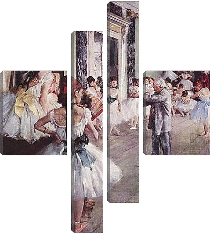 Модульная картина - Die Tanzklasse. Эдгар Дега