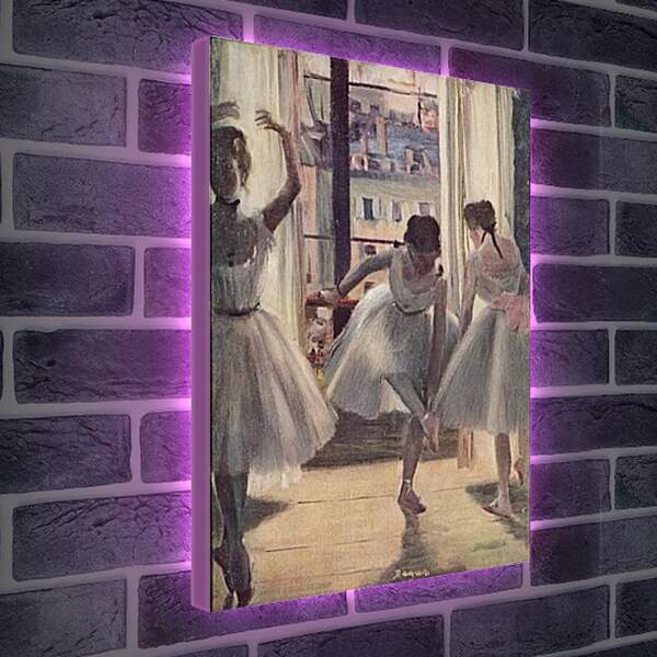 Лайтбокс световая панель - Drei Tanzerinnen in einem Ubungssaal. Эдгар Дега