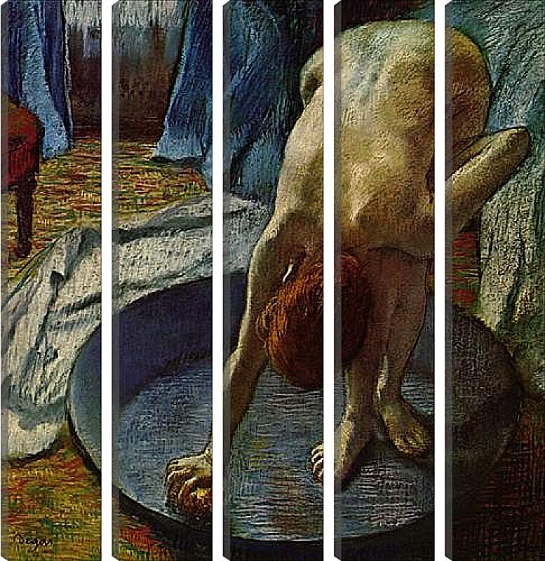 Модульная картина - Le Tub. Эдгар Дега
