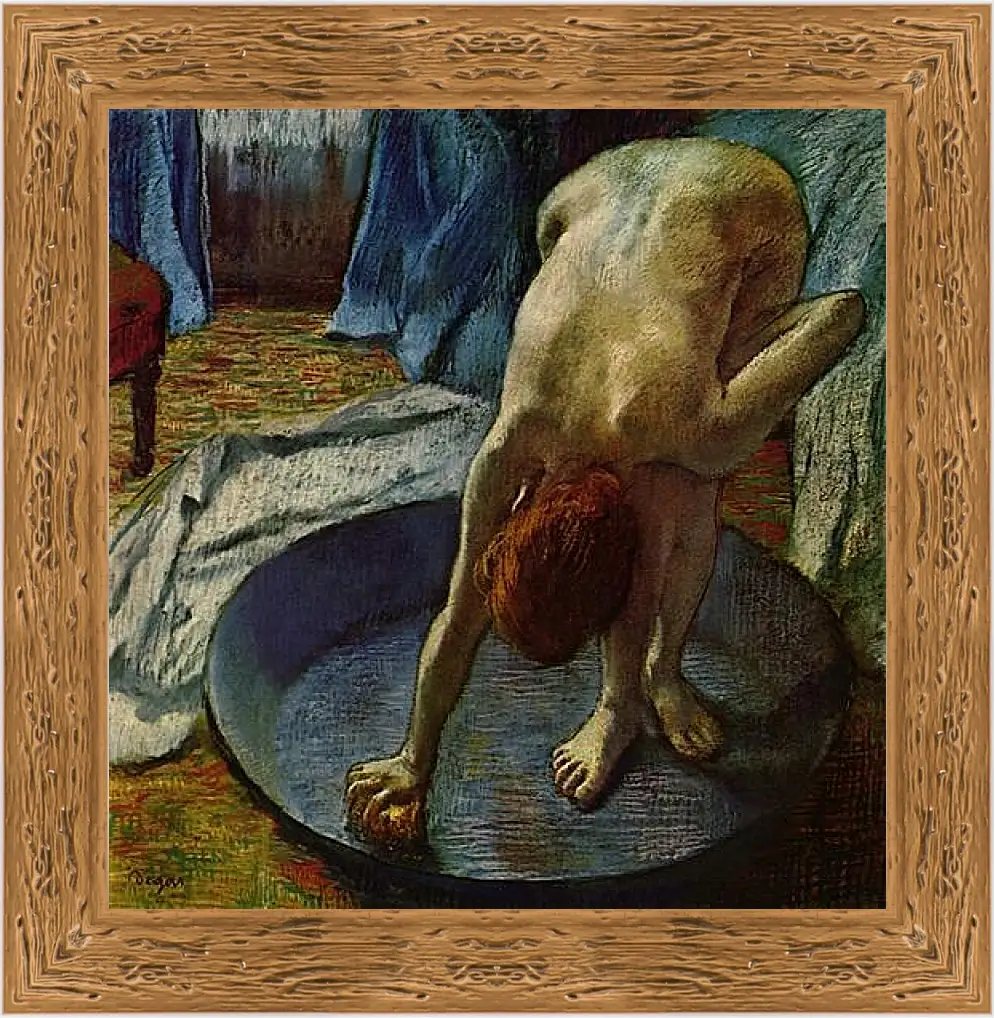 Картина в раме - Le Tub. Эдгар Дега