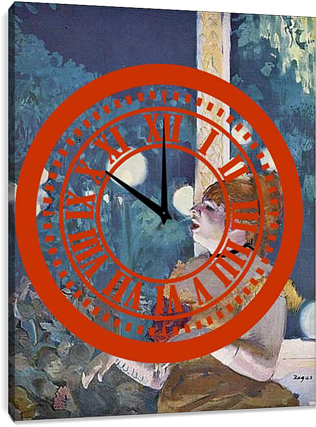 Часы картина - Неизвестно. Эдгар Дега
