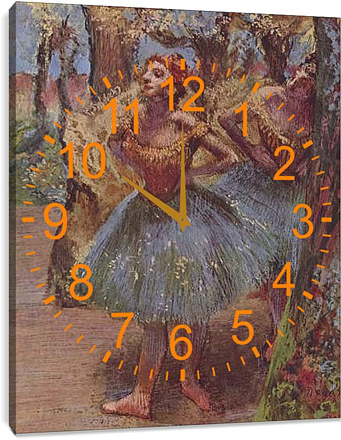 Часы картина - Tanzerinnen. Эдгар Дега