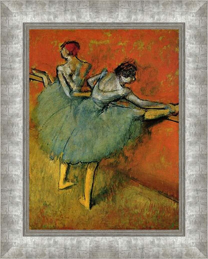 Картина в раме - Tanzerinnen an der Stange. Эдгар Дега